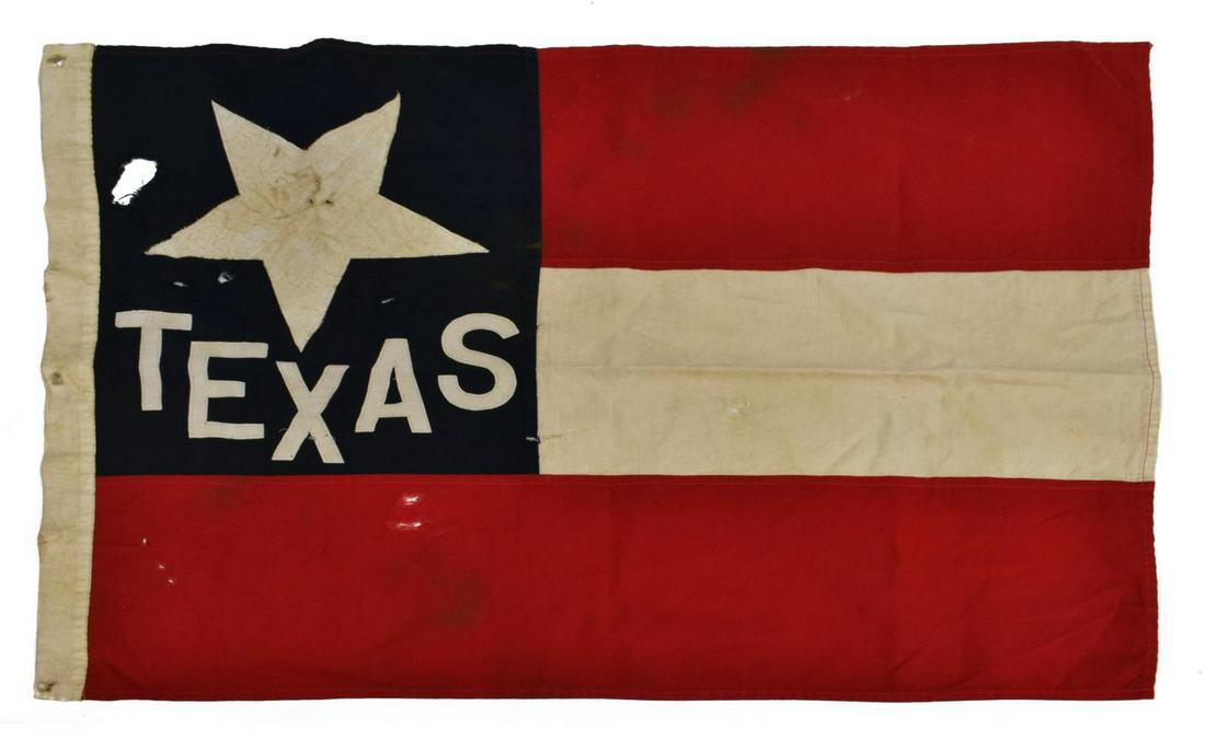 VINTAGE TEXAS LONE STAR FLAG May 30, 2020 Austin Auction Gallery in TX