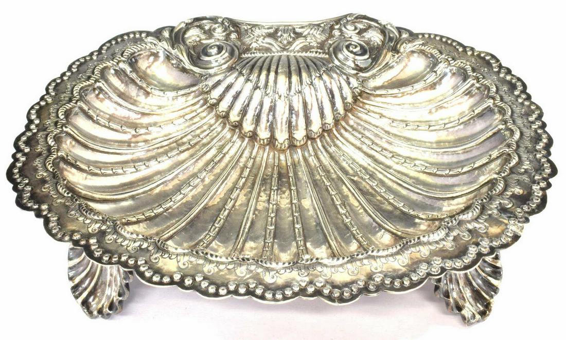 SPANISH COLONIAL STYLE SILVER HOLY WATER FONT (1 of 4)