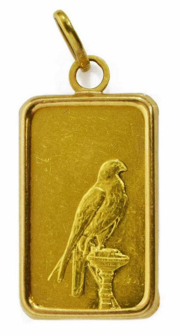 CREDIT SUISSE 5G 999.9 FINE GOLD FALCON BAR (1 of 2)
