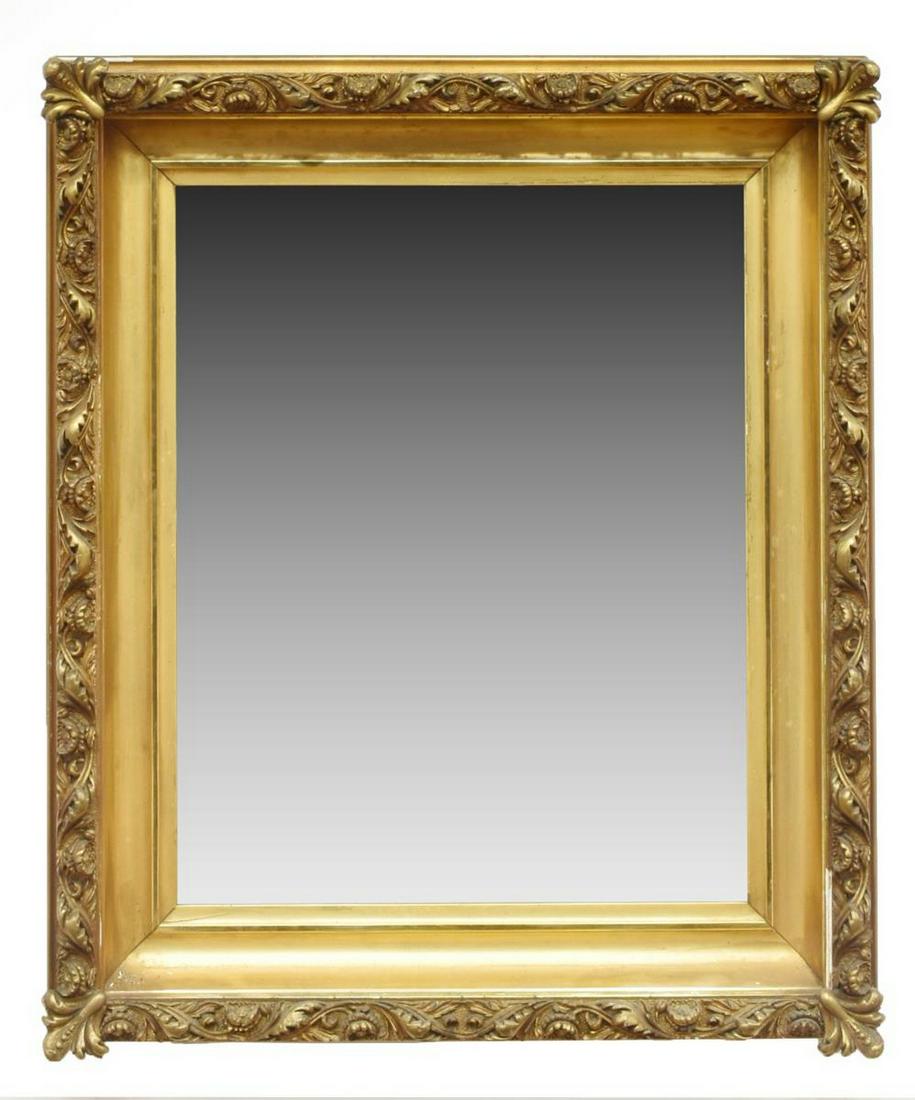 GILTWOOD FOLIATED HANGING WALL MIRROR (1 of 3)