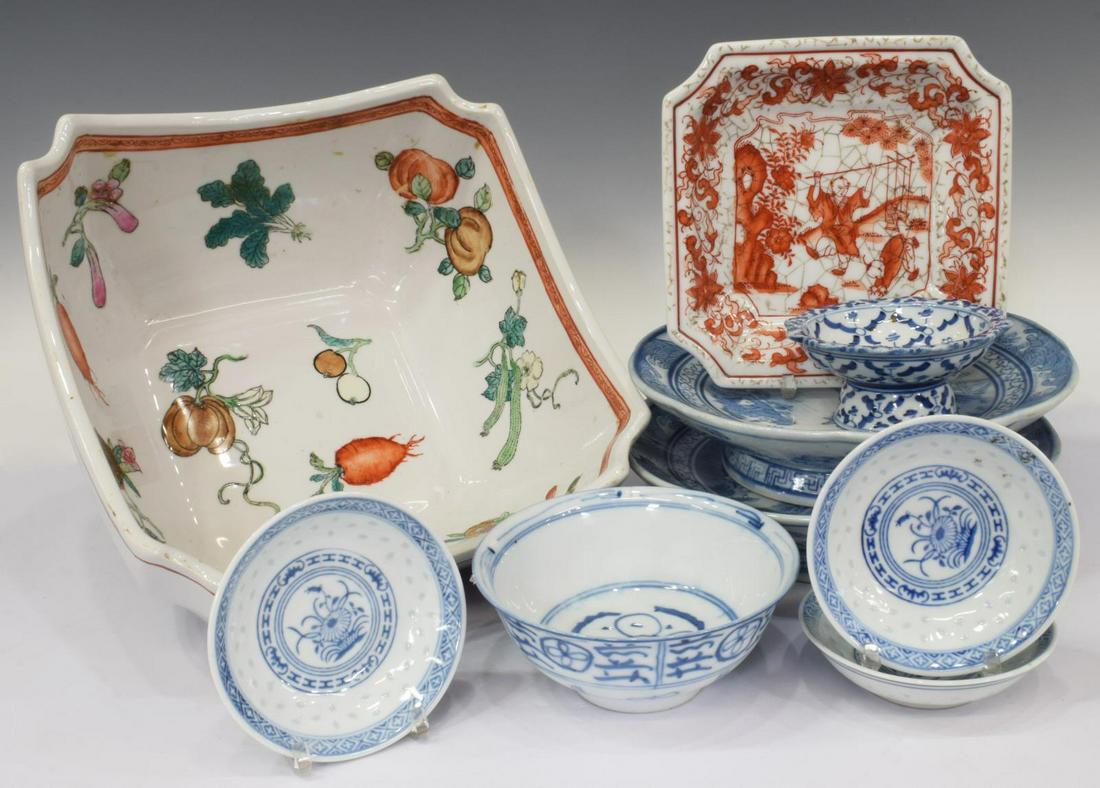 (9) DECORATIVE CHINESE PORCELAIN TABLEWARE (1 of 7)