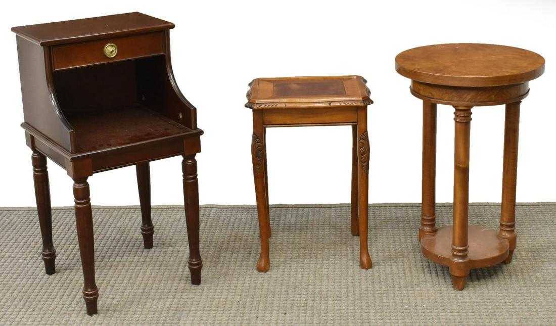 (3) VINTAGE FRENCH SIDE TABLE/ CABINETS, VARIED (1 of 3)