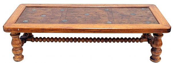 278 Unusual Thomasville Copper Top Oak Cofee Table Oct 11 2008