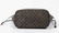 LOUIS VUITTON 'NEVERFULL MM' DAMIER EBENE TOTE BAG - 6