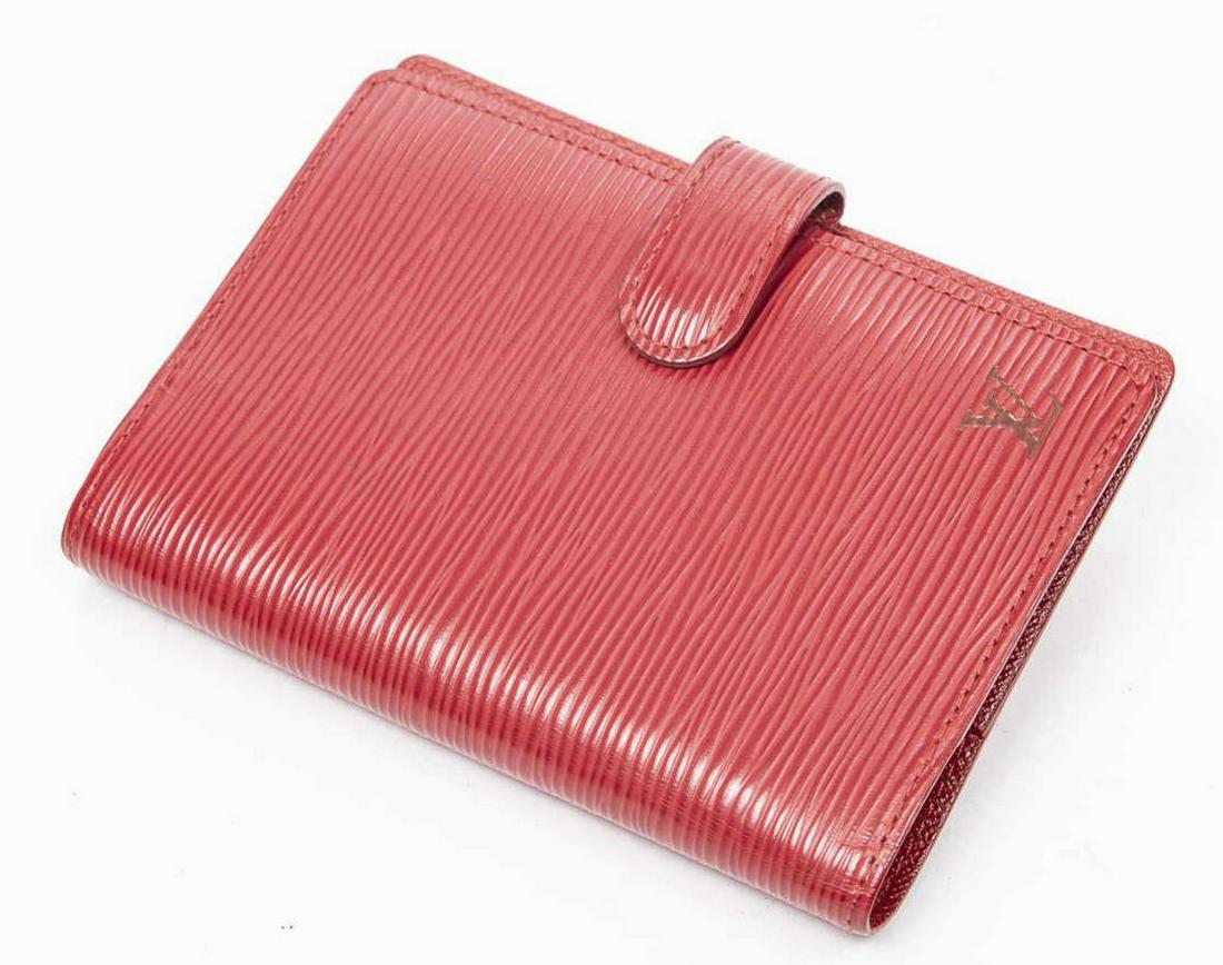 LOUIS VUITTON RED EPI LEATHER RING AGENDA COVER (1 of 3)