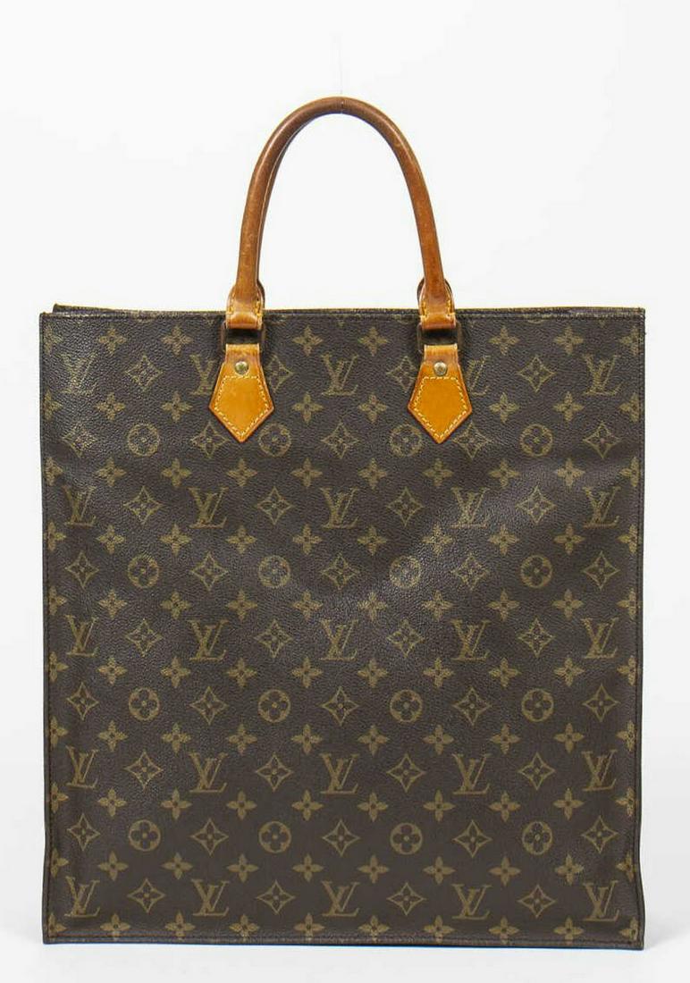 LOUIS VUITTON 'SAC PLAT' MONOGRAM CANVAS TOTE BAG (1 of 7)
