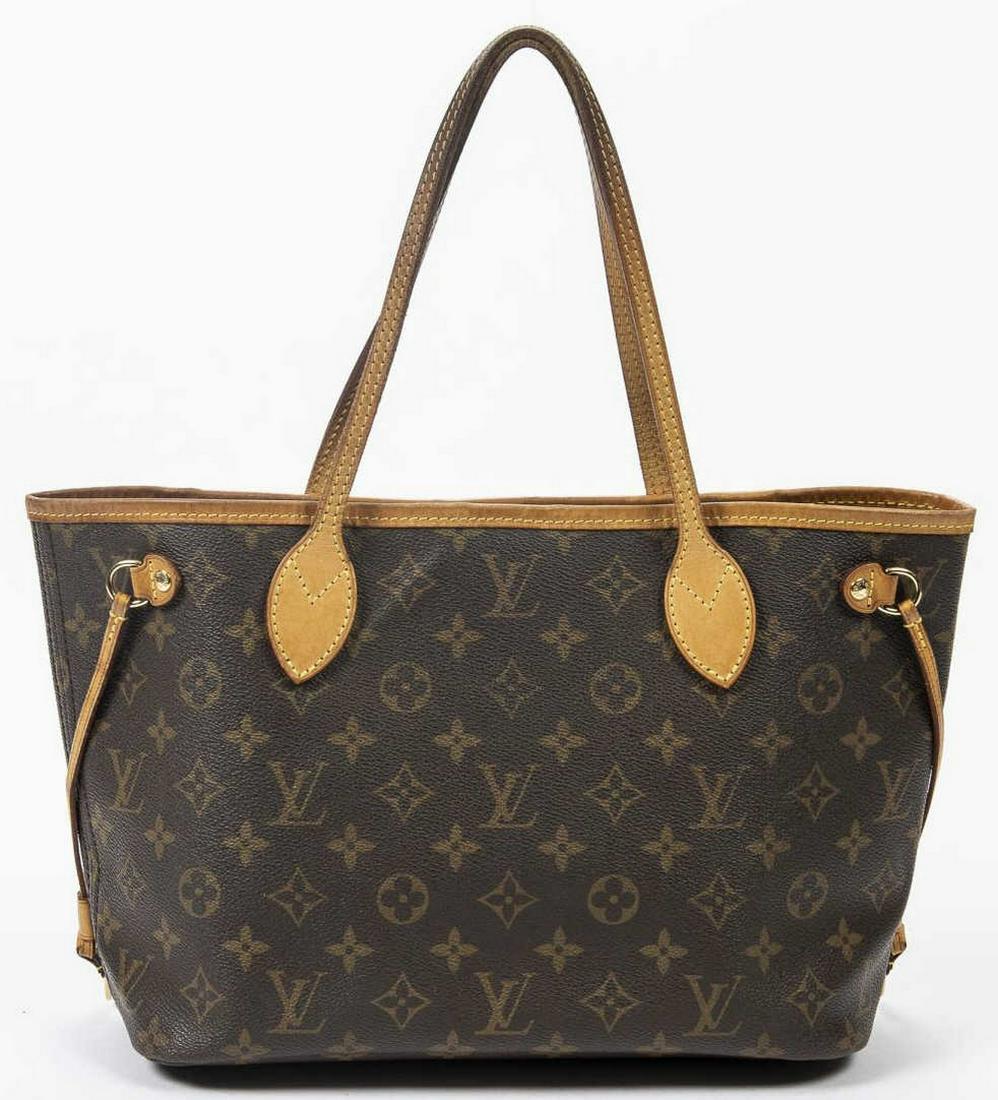 LOUIS VUITTON 'NEVERFULL PM' MONOGRAM TOTE BAG (1 of 7)