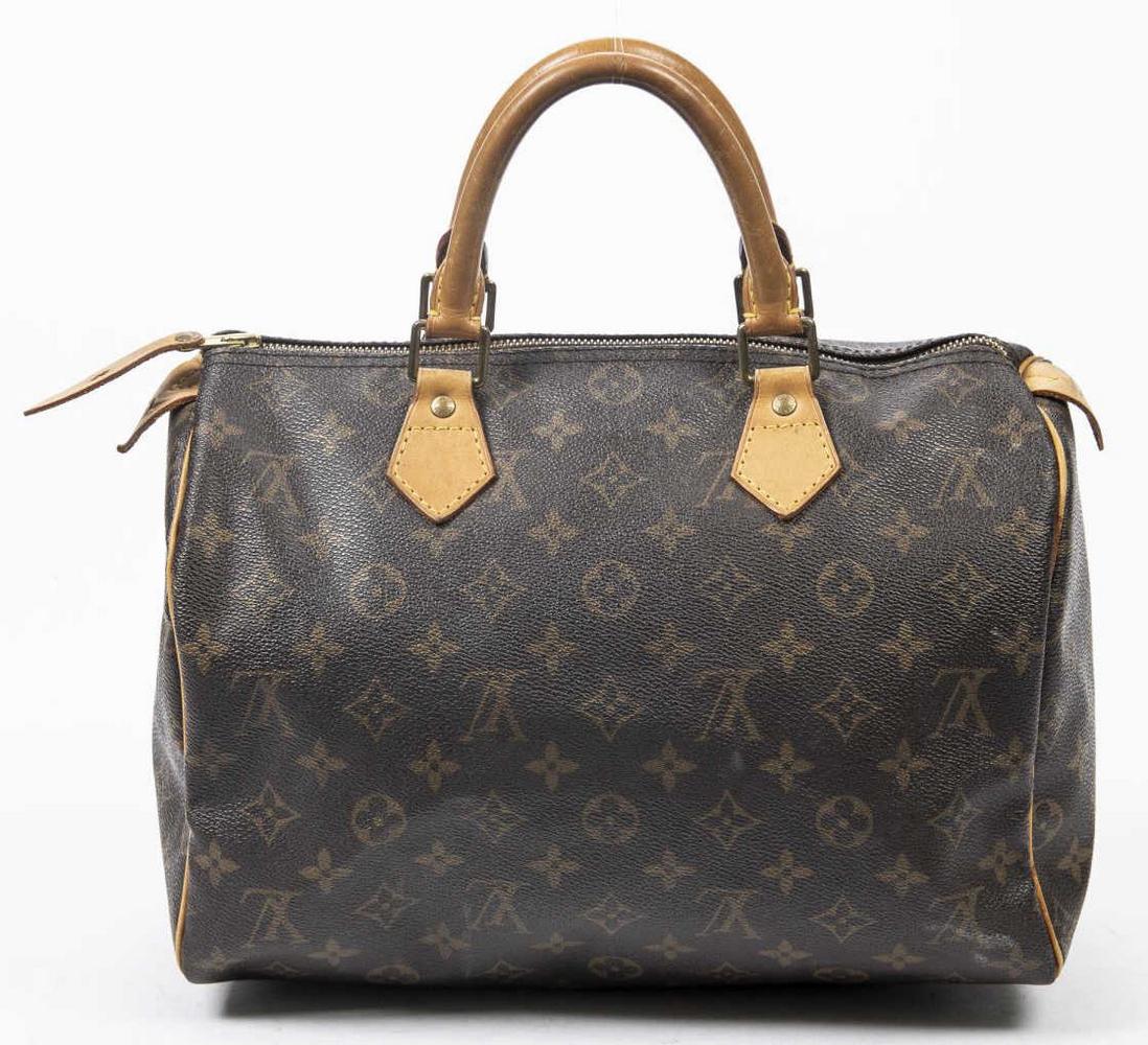 LOUIS VUITTON 'SPEEDY 30' MONOGRAM CANVAS HANDBAG (1 of 7)