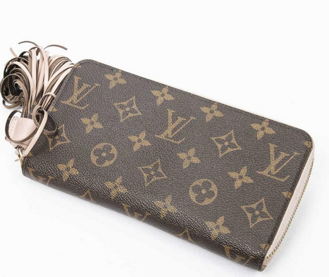 LOUIS VUITTON TASSEL ZIPPY MONOGRAM CANVAS WALLET (1 of 3)