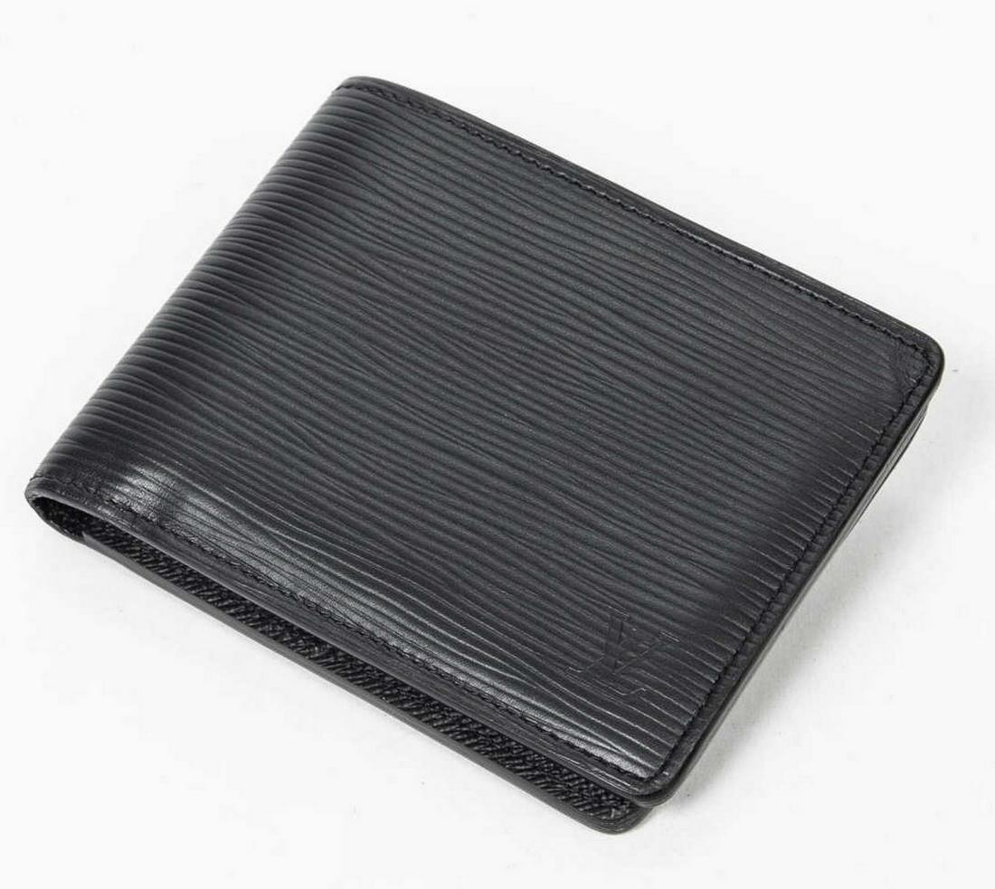 LOUIS VUITTON BLACK EPI LEATHER BIFOLD WALLET (1 of 3)