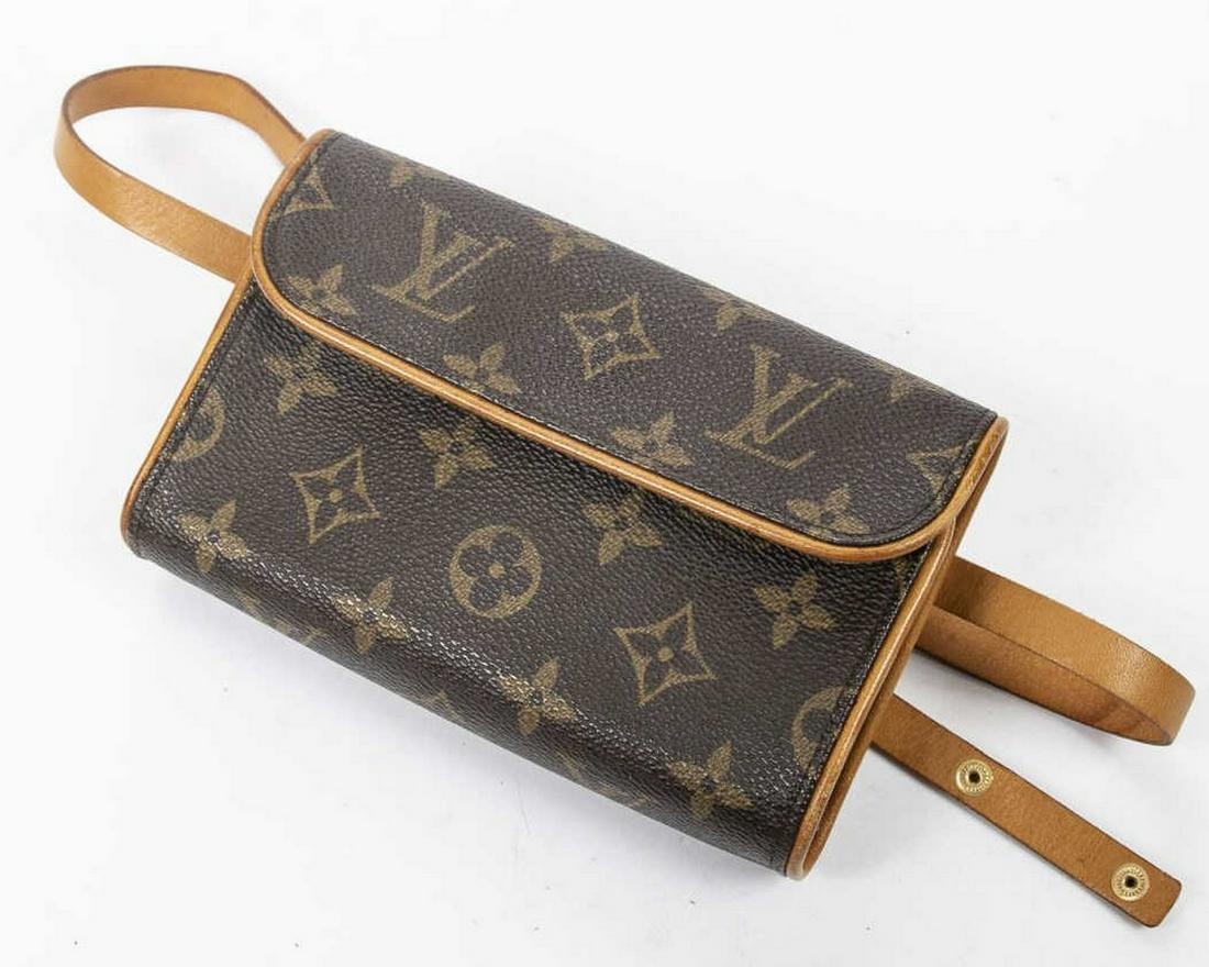 LOUIS VUITTON 'POCHETTE FLORENTINE' WAIST BAG (1 of 3)