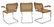 (3) MARCEL BREUER CIDUE 'CESCA' CANTILEVER CHAIRS - 2
