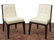 (2) CONTEMPORARY MODERN DESIGN SIDE CHAIRS