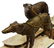 ART DECO GEORGES GORI SCULPTURE WOMAN W/ BORZOIS - 4
