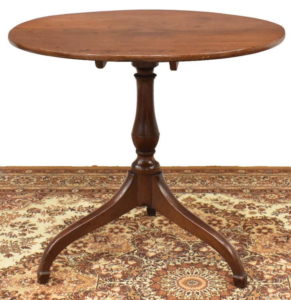 AMERICAN MAHOGANY TILT-TOP TEA TABLE (1 of 4)