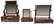 (3) VICTORIAN MAHOGANY SHAVING DRESSER MIRRORS