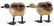 (2) CHARLES MOORE & VERGLE HODGE CARVED DUCKS - 3