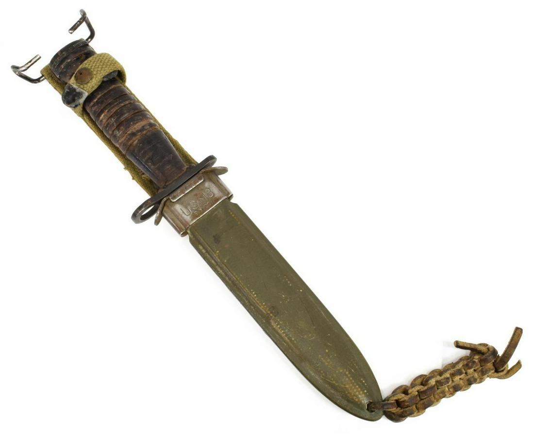 WWII U.S. M4 BAYONET & SCABBARD (1 of 7)