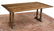 CONTINENTAL OAK HINGED TOP TURNED LEG TABLE, 71"L - 5