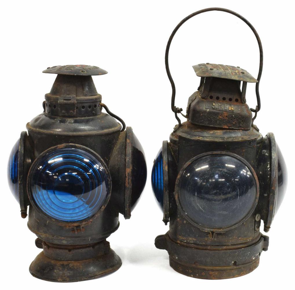 (2) ADLAKE NON-SWEATING RAILROAD LANTERNS, CHICAGO (1 of 7)