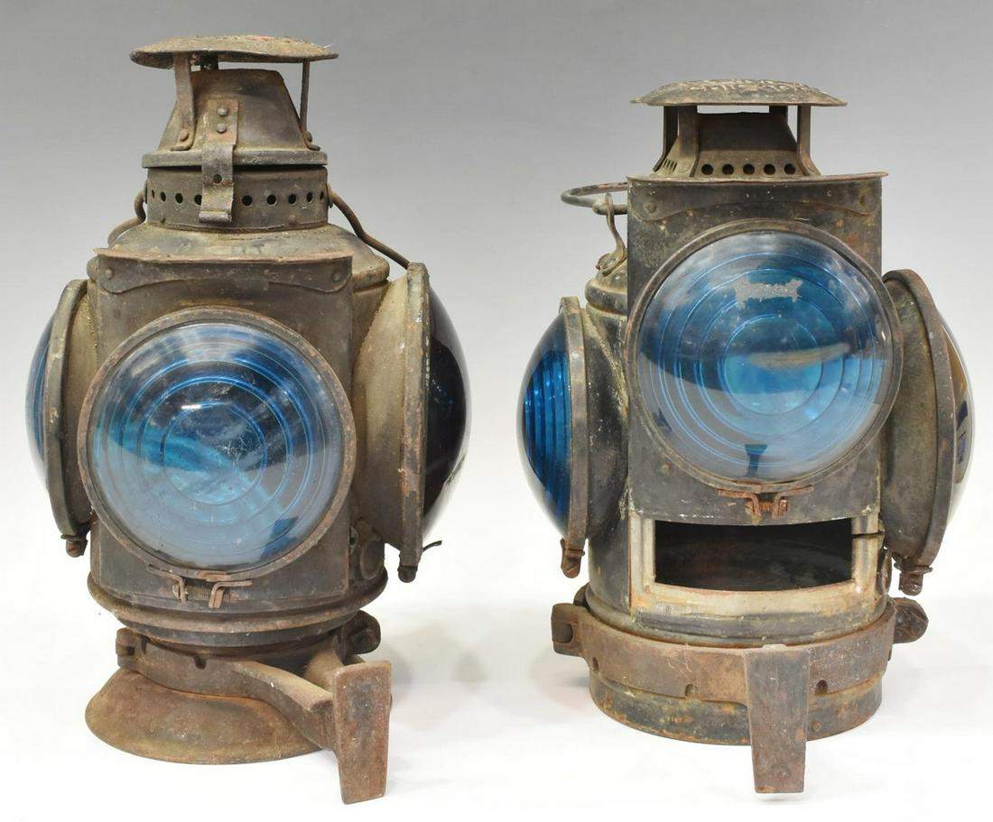 (2) ADLAKE NON-SWEATING RAILROAD LANTERNS, CHICAGO (1 of 5)