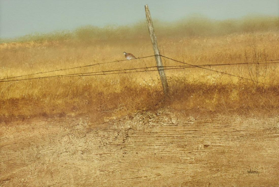 RAUL GUTIERREZ (TX, B.1935) QUAIL WATERCOLOR (1 of 4)