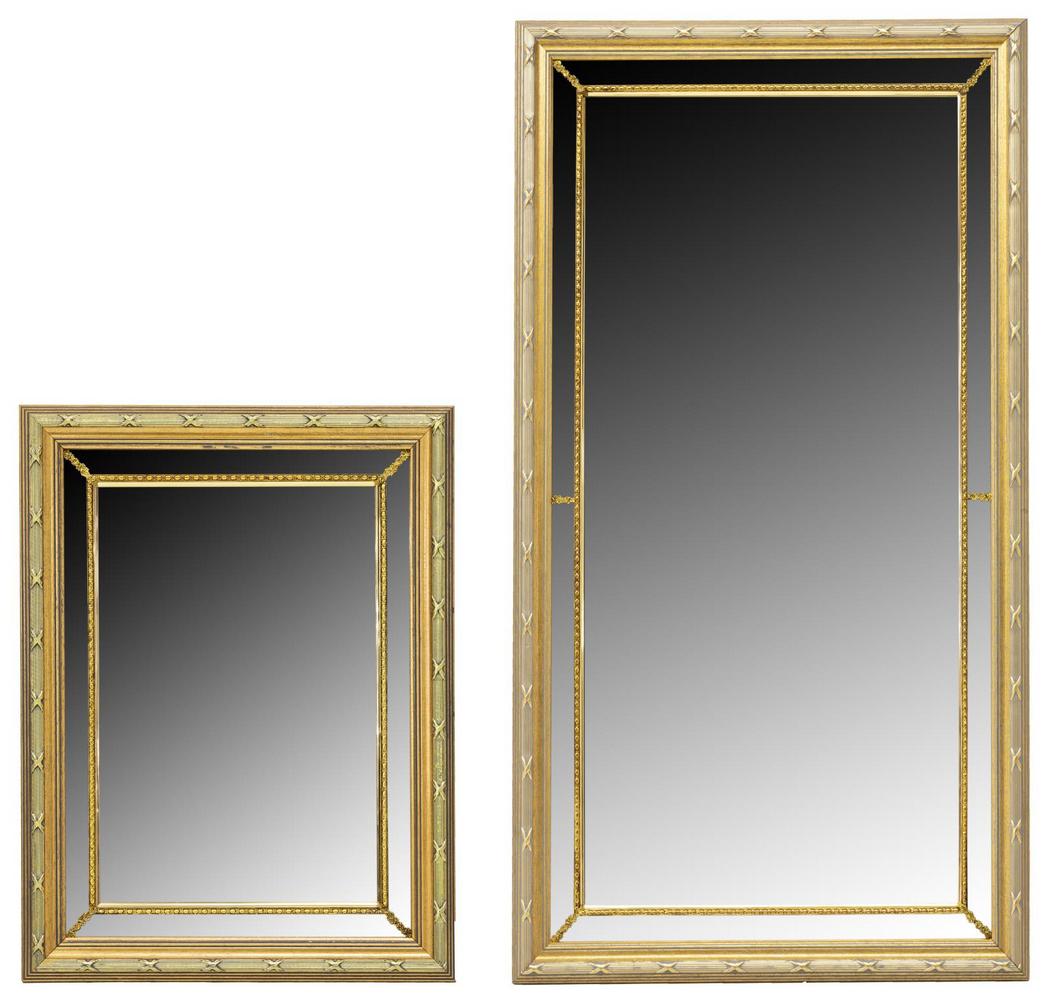 (2) FRENCH TASTE DECORATIVE WALL MIRRORS (1 of 3)