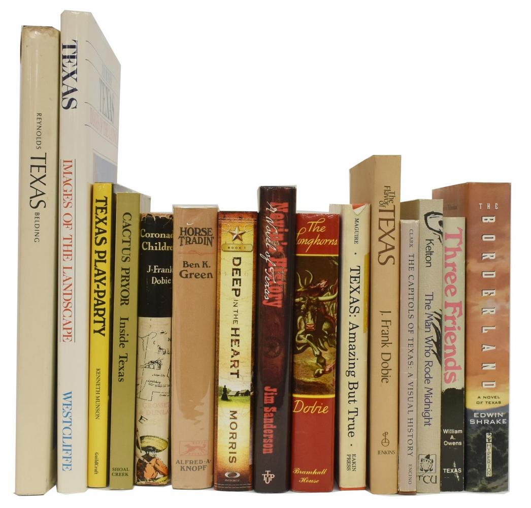 (15) BOOKS: TEXAS FICTION, HISTORY, PHOTOGRAPHY (1 of 3)