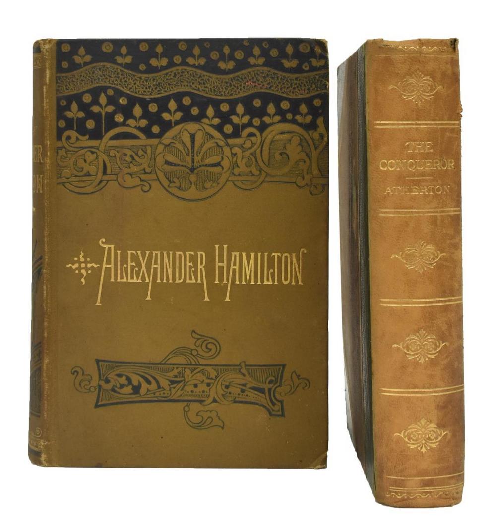 (2) BOOKS: ALEXANDER HAMILTON, SCHMUCKER, ATHERTON (1 of 3)