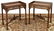 (2) CHINESE CHIPPENDALE STYLE CARVED SIDE TABLES