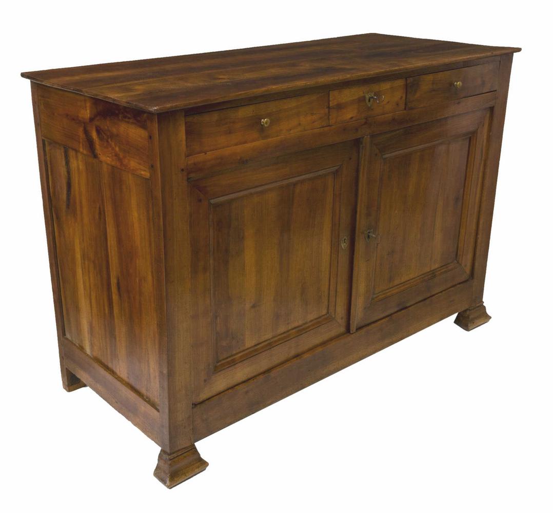 FRENCH LOUIS PHILIPPE PERIOD FRUITWOOD SIDEBOARD (1 of 4)