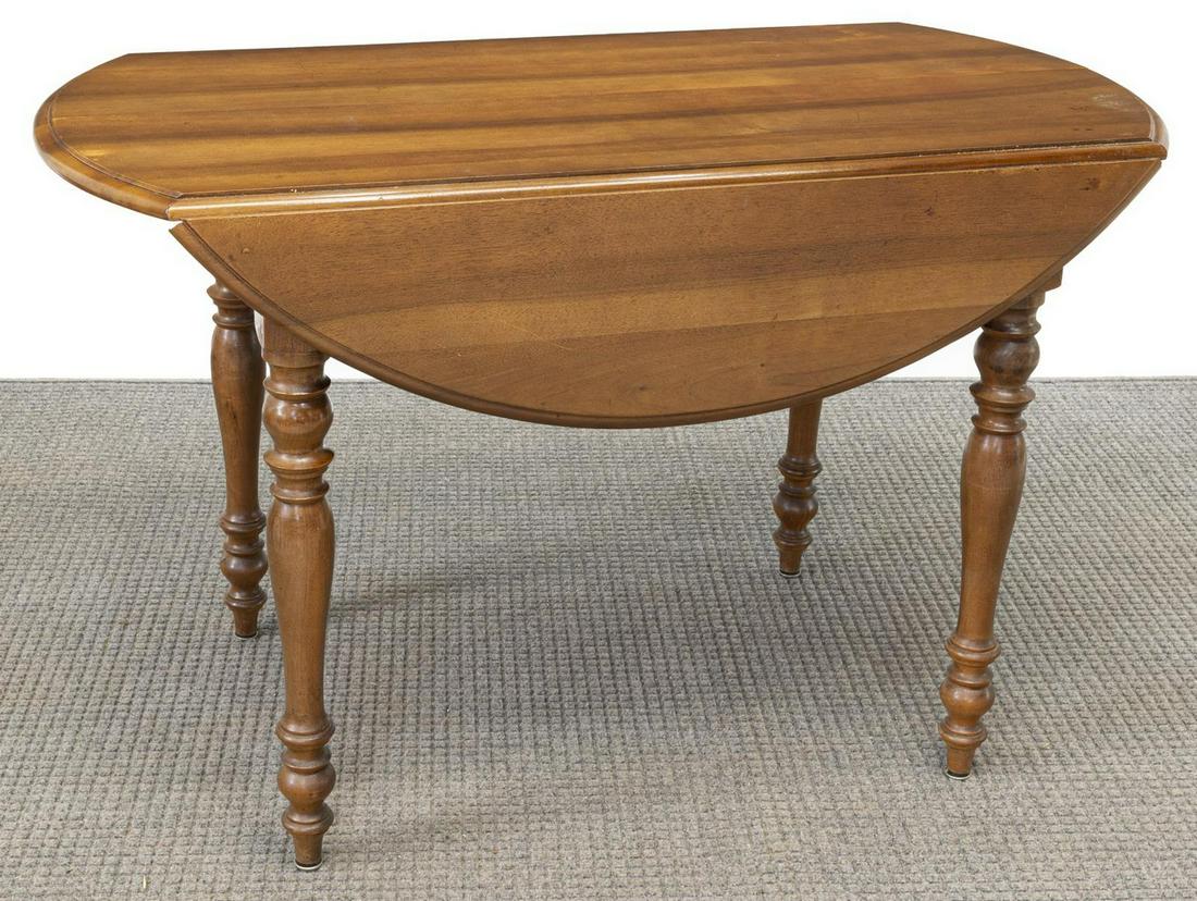 FRENCH LOUIS PHILIPPE FRUITWOOD DROP-LEAF TABLE (1 of 3)