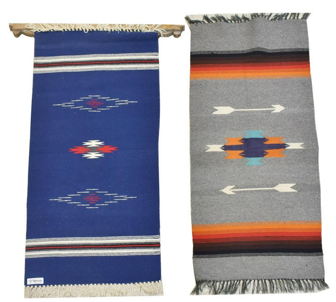 (2) HAND-WOVEN WOOL TEXTILES, (1) ORTEGA'S NM (1 of 6)