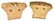 (6) CHINESE GREEN GLAZED CERAMIC WALL POCKETS - 5