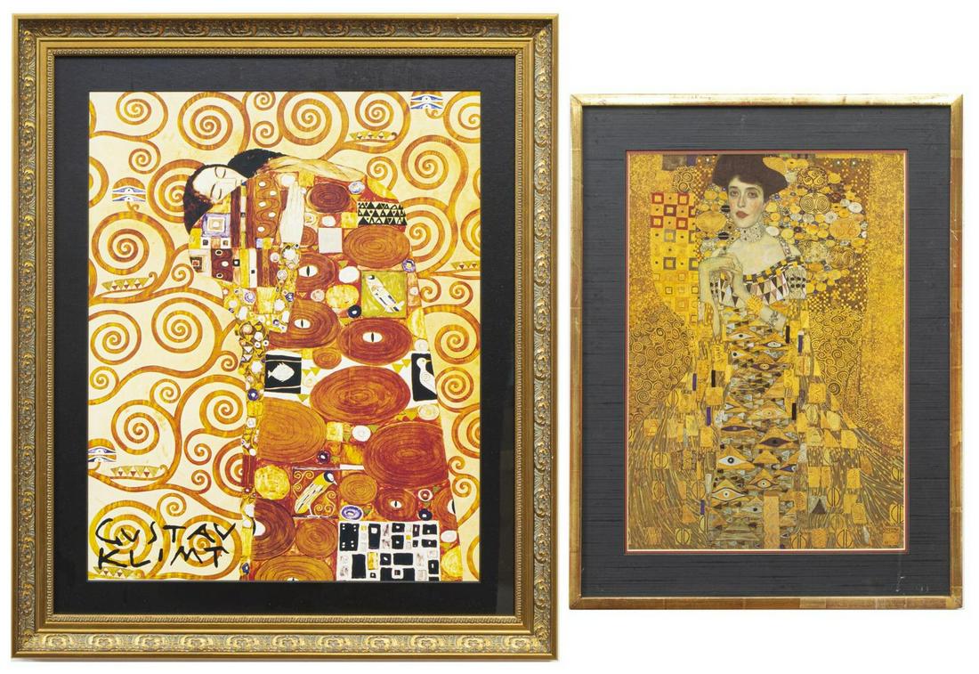 (2) FRAMED PRINTS AFTER GUSTAV KLIMT (1 of 4)