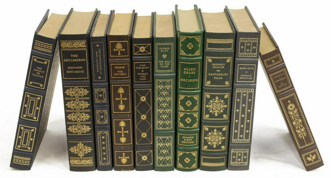 (10) FRANKLIN LIBRARY BOOKS W/ GILT BINDINGS (1 of 3)