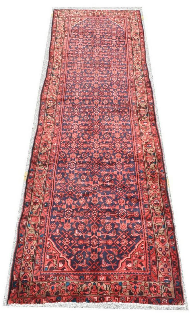 HAND-TIED PERSIAN KOLIA RUNNER RUG, 12'4.5" x 3'9" (1 of 3)
