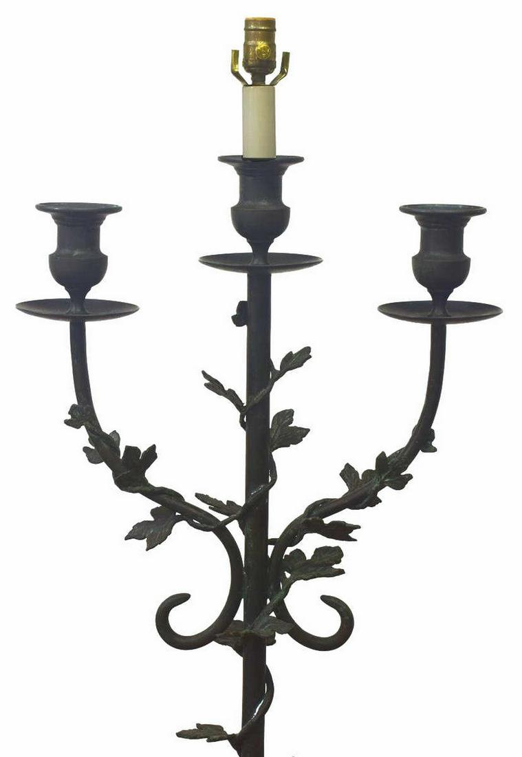 MAITLAND-SMITH IRON BRANCH-FORM FLOOR LAMP (1 of 6)