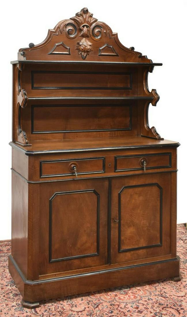 FRENCH NAPOLEON III PERIOD MAHOGANY SIDEBOARD (1 of 6)