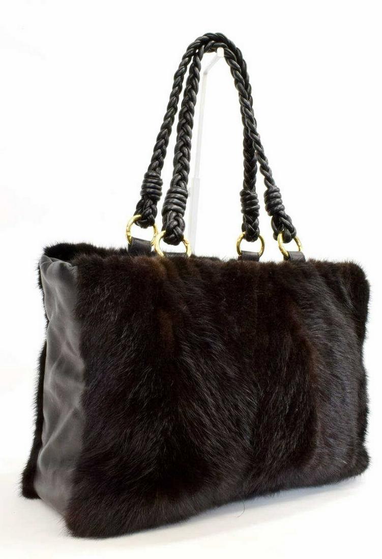 paolo masi fur handbag