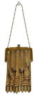 RARE WHITING & DAVIS EGYPTIAN REVIVAL MESH PURSE