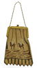 RARE WHITING & DAVIS EGYPTIAN REVIVAL MESH PURSE - 3