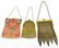 (3) ART DECO DRESDEN PAINTED RING MESH PURSES - 5