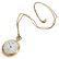 LADIES WALTHAM 14KT GOLD POCKET WATCH & FOB CHAIN - 3