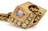 LADIES WALTHAM 14KT GOLD POCKET WATCH & FOB CHAIN - 8