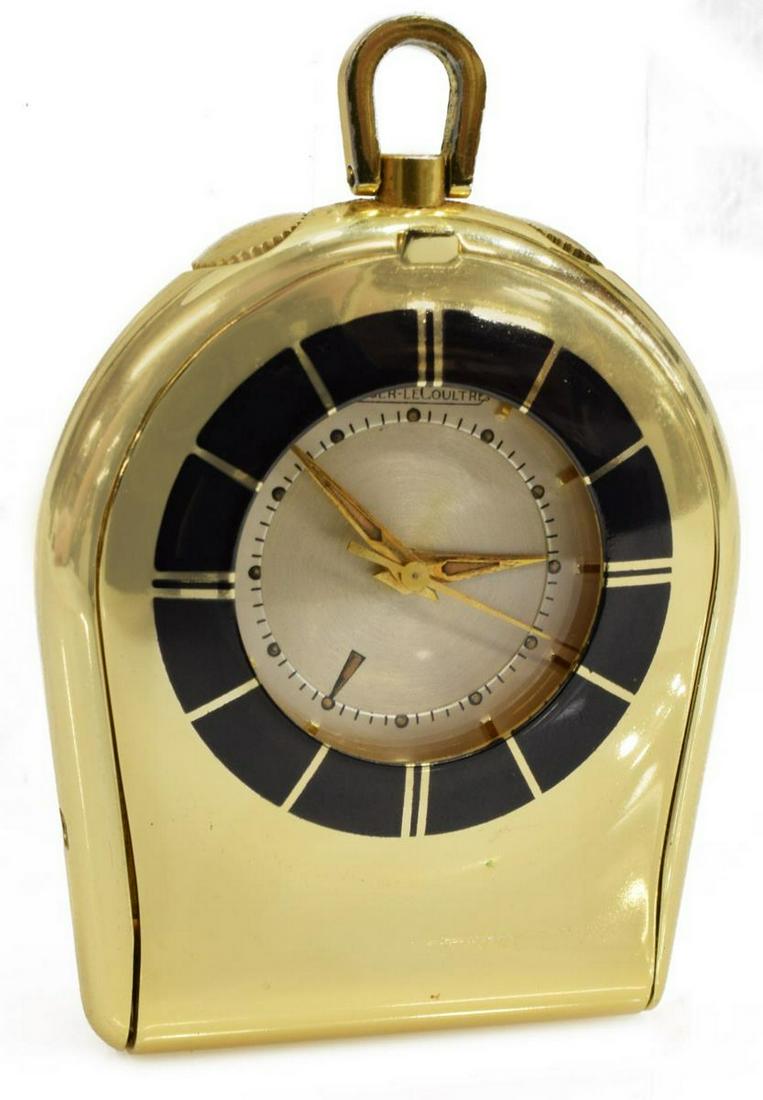 JAEGER LE COULTRE MINIATURE TRAVEL ALARM CLOCK (1 of 3)