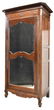 FRENCH PROVINCIAL WALNUT MIRRORED-DOOR ARMOIRE - 2
