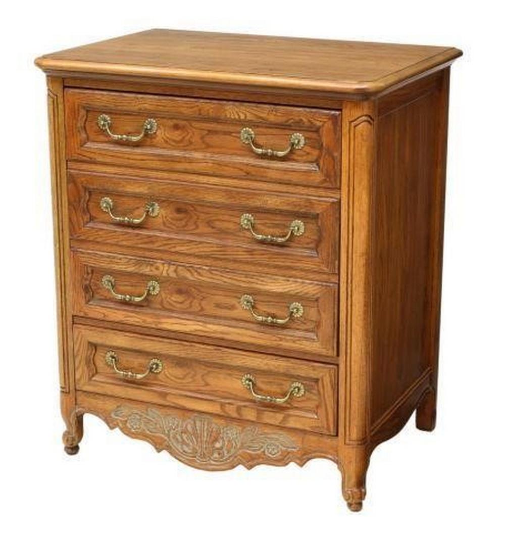 DIMINUTIVE HICKORY MFG. OAK STORAGE CABINET (1 of 4)