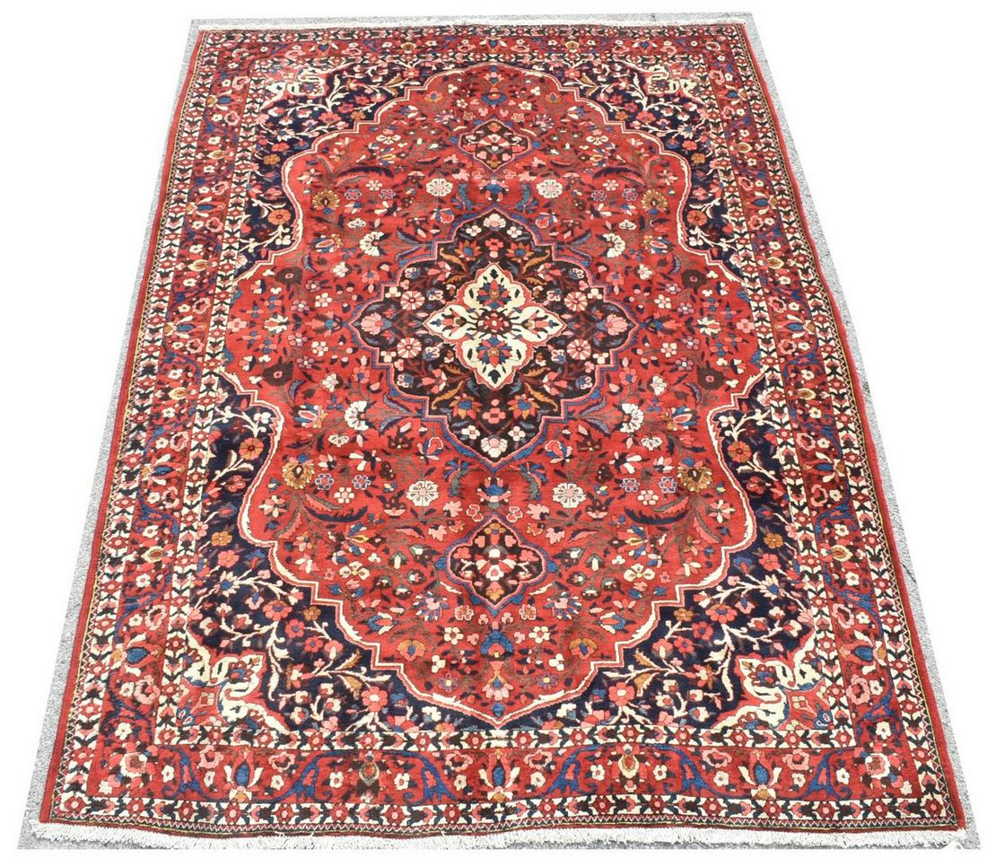 HAND-TIED PERSIAN BAKTIARI RUG, 10'1" X 7'1" (1 of 3)
