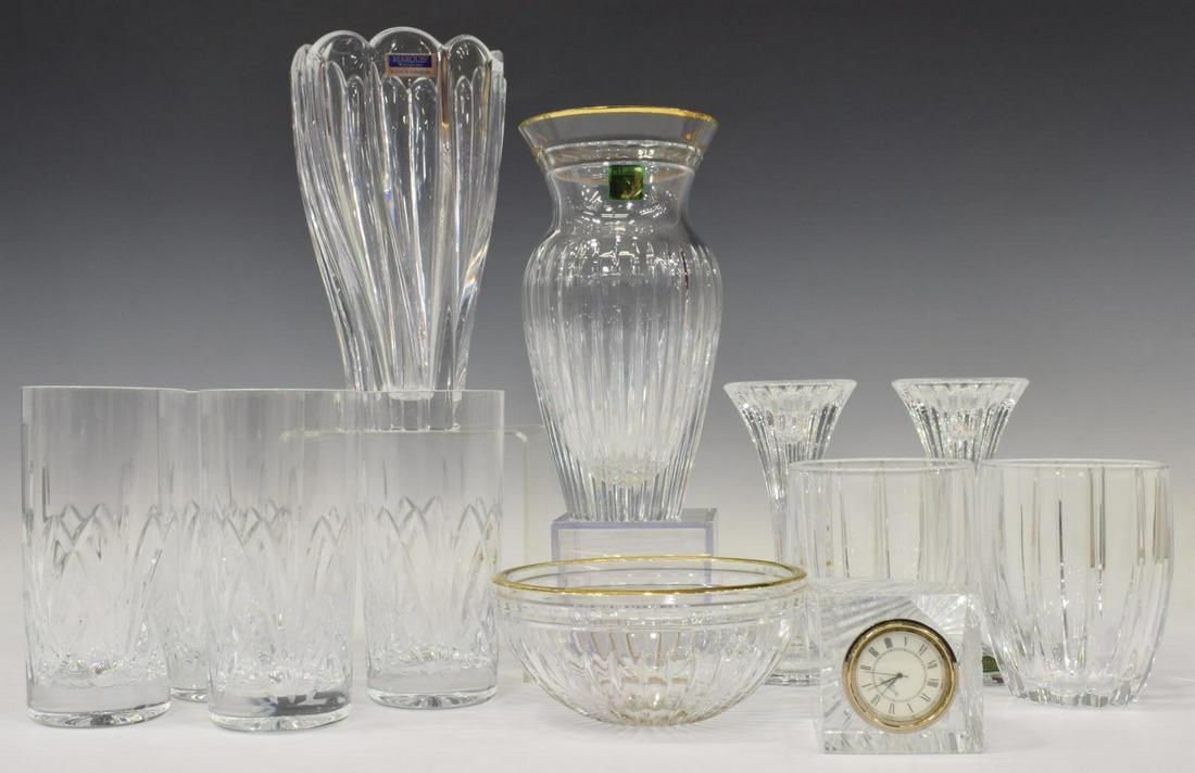 (12) WATERFORD 'MARQUIS' CUT CRYSTAL TABLE ITEMS (1 of 7)